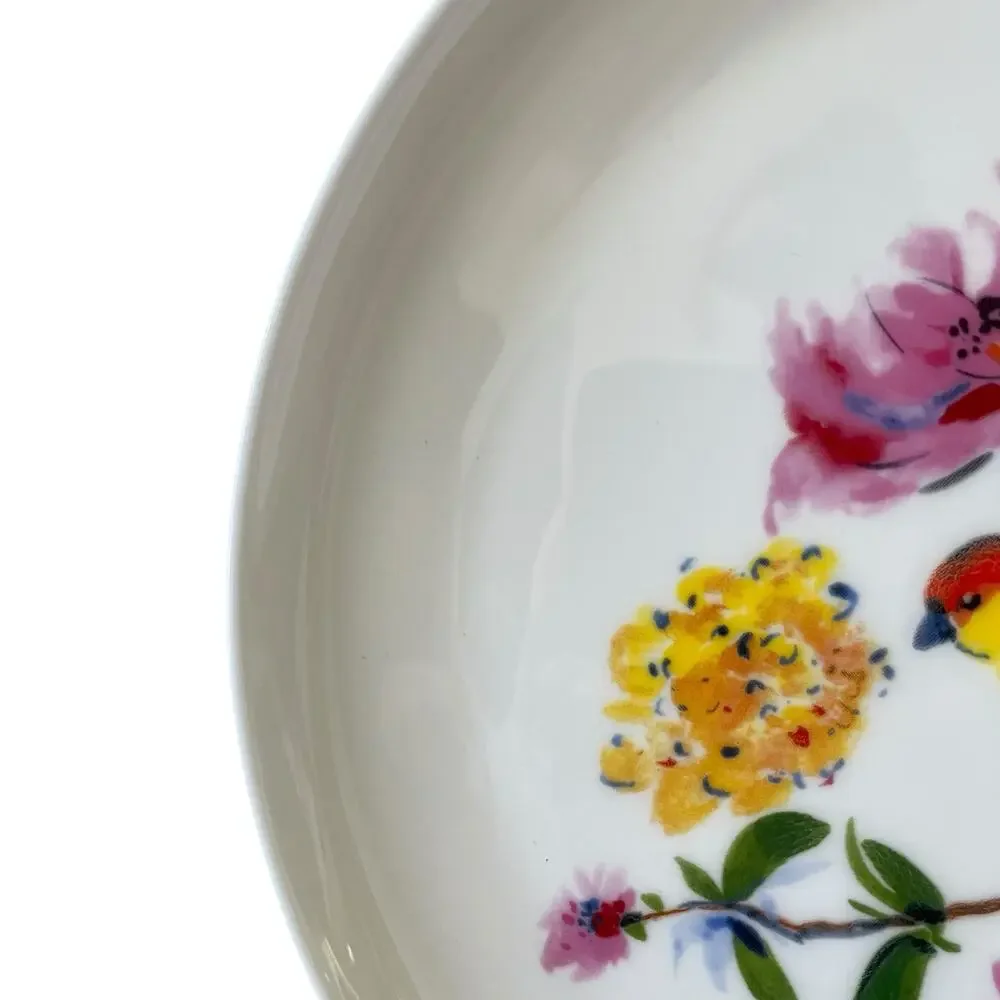 Mikasa BUTTERFLY GARDEN Porcelain Salad Plate 9.25in Set of 4 Spring Floral NEW